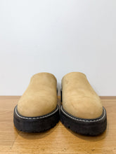 Load image into Gallery viewer, Leather Lug Mules (orig. $395)
