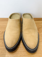 Load image into Gallery viewer, Leather Lug Mules (orig. $395)
