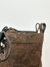 Load image into Gallery viewer, Suede T Monogram Lug Boot (orig. $500)
