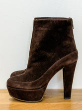 Load image into Gallery viewer, Suede Platform Ankle Boots
