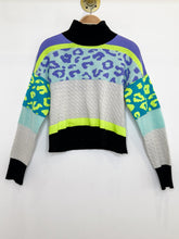 Load image into Gallery viewer, Jasper Mixed Print Cashmere Sweater (orig. $450)
