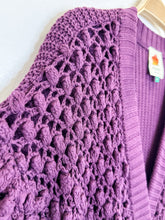 Load image into Gallery viewer, Dots Popcorn Knit Cotton Cardigan (orig. $295)

