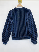 Load image into Gallery viewer, Velvet Metallic Threat Mock Neck Sweatshirt
