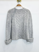 Load image into Gallery viewer, Wool Blend Kalk Jumper with Built in Shirt Cuff (orig. $250)
