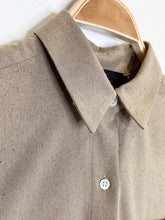 Load image into Gallery viewer, Raw Silk Relaxed Oversized Long Sleeve Button Up Shirt (orig. $395)
