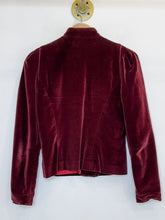 Load image into Gallery viewer, Vintage Velvet Collarless Blazer

