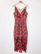 Load image into Gallery viewer, Floral Spaghetti Strap Midi Sheath Dress (orig. $242)
