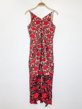 Load image into Gallery viewer, Floral Spaghetti Strap Midi Sheath Dress (orig. $242)
