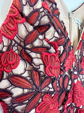 Load image into Gallery viewer, Floral Spaghetti Strap Midi Sheath Dress (orig. $242)
