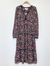 Load image into Gallery viewer, Gigi Floral Long Sleeve V-Neck Midi Dress
