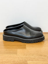 Load image into Gallery viewer, Leather Lug Mules (orig. $395)
