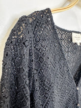 Load image into Gallery viewer, Gaya Open Tile Knit Button Front Blouse
