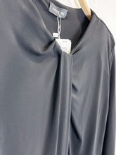 Load image into Gallery viewer, Amaya Long Sleeve Top with Twist Front + Shoulder Pads (NWT, orig. $250)
