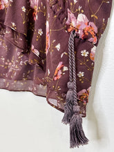Load image into Gallery viewer, Leif Floral Silk Flutter Sleeve Blouse (orig. $345)
