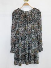 Load image into Gallery viewer, Presley Silky Long Sleeve Floral Knee Length Dress
