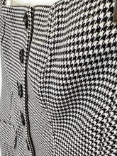 Load image into Gallery viewer, Phoebe Strapless Houndstooth Button Front Midi Dress
