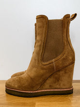 Load image into Gallery viewer, Aari-2 Suede Wedge Chelsea Boots (orig. $450)
