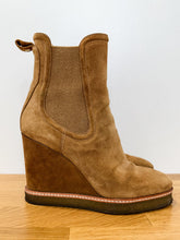 Load image into Gallery viewer, Aari-2 Suede Wedge Chelsea Boots (orig. $450)

