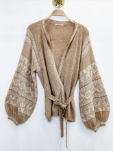 Load image into Gallery viewer, Alpaca-Blend Stree Cardigan with Tie Belt (orig. $272)
