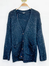 Load image into Gallery viewer, Wool Confetti Cardigan with Leather Buttons

