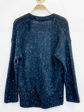 Load image into Gallery viewer, Wool Confetti Cardigan with Leather Buttons
