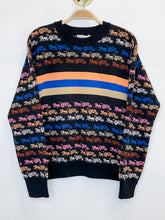 Load image into Gallery viewer, Wool Rainbow Logo Print Sweater
