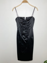 Load image into Gallery viewer, Sleeveless Satin Cocktail Dress
