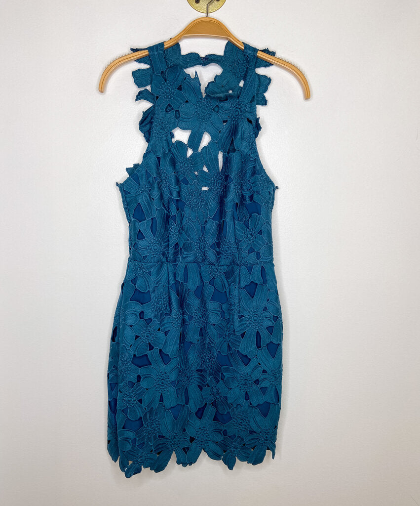 Jessa Lace Overlay Mini Dress (NWT, orig. $160)