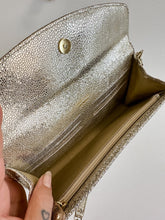 Load image into Gallery viewer, Leather Glitter Clutch
