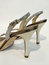 Load image into Gallery viewer, Glitter Strappy Heeled Sandals
