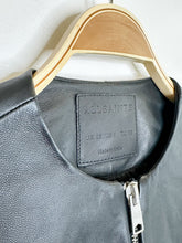 Load image into Gallery viewer, Cropped Leather Zip Front Jacket
