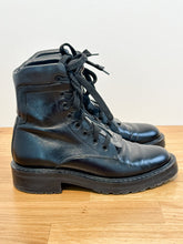 Load image into Gallery viewer, Leather Whipstitch Trim Combat Boots
