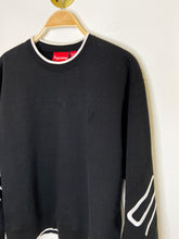 Load image into Gallery viewer, Mock Neck Sweatshirt with Embroidered Logo on Back
