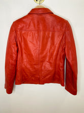 Load image into Gallery viewer, Leather Button Front Jacket
