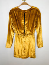 Load image into Gallery viewer, Crushed Velvet Long Sleeve Mini Dress
