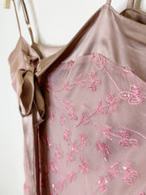 Load image into Gallery viewer, Embroidered Silk Camisole with Ribbon
